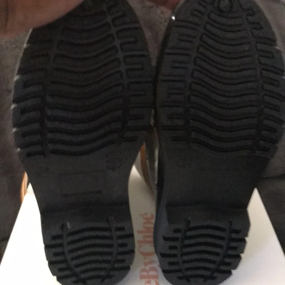 See By Chloe black patent leather rain boots New in box - Picture 3 of 9